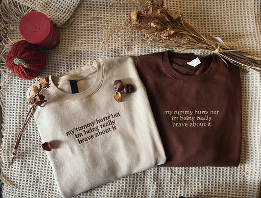 'My Tummy Hurts' Sweatshirt image 1