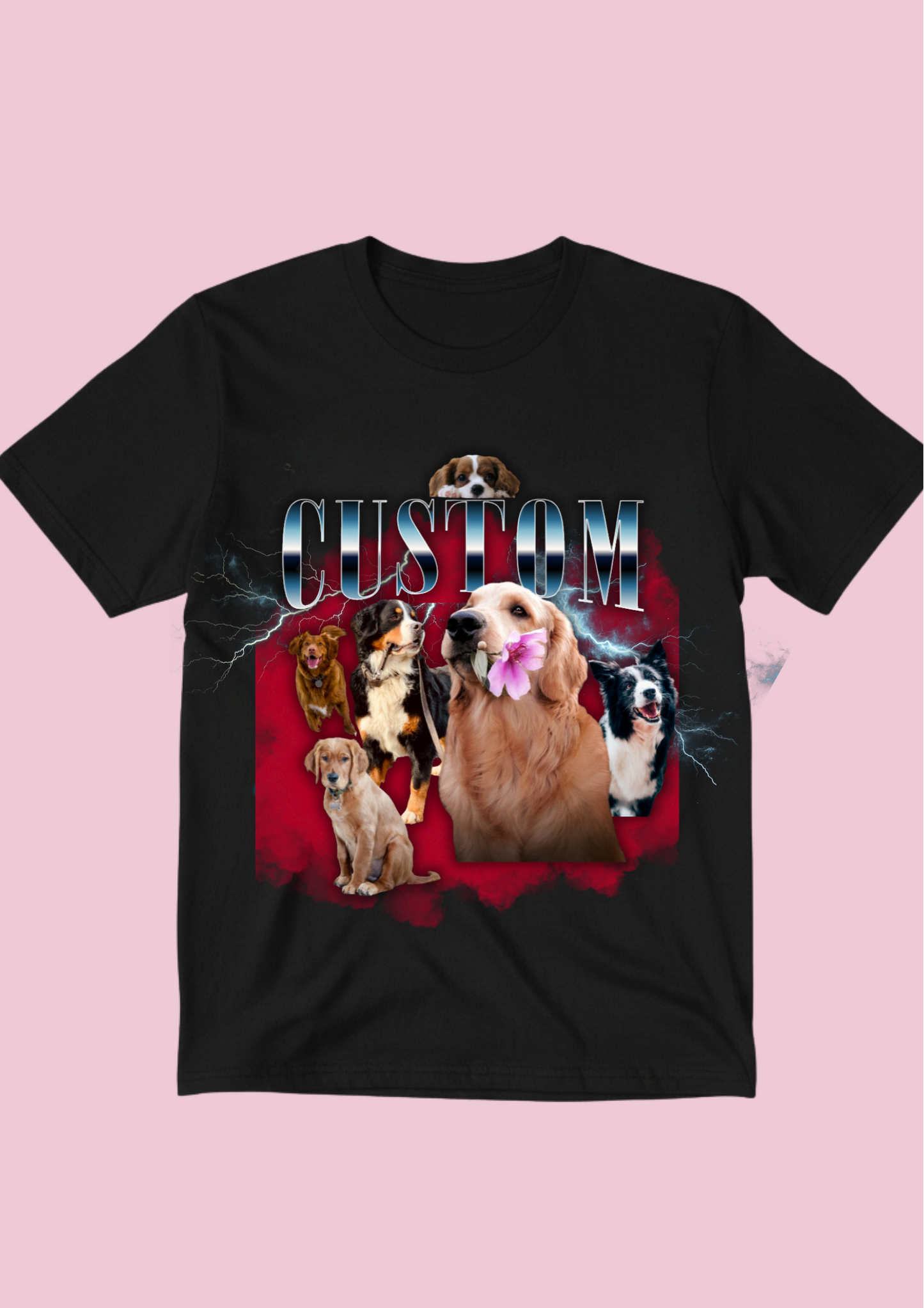 Custom Bootleg Black Tee