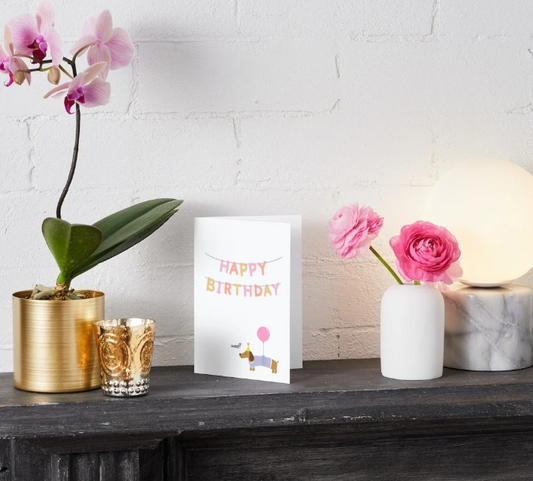 Dachshund Birthday Card