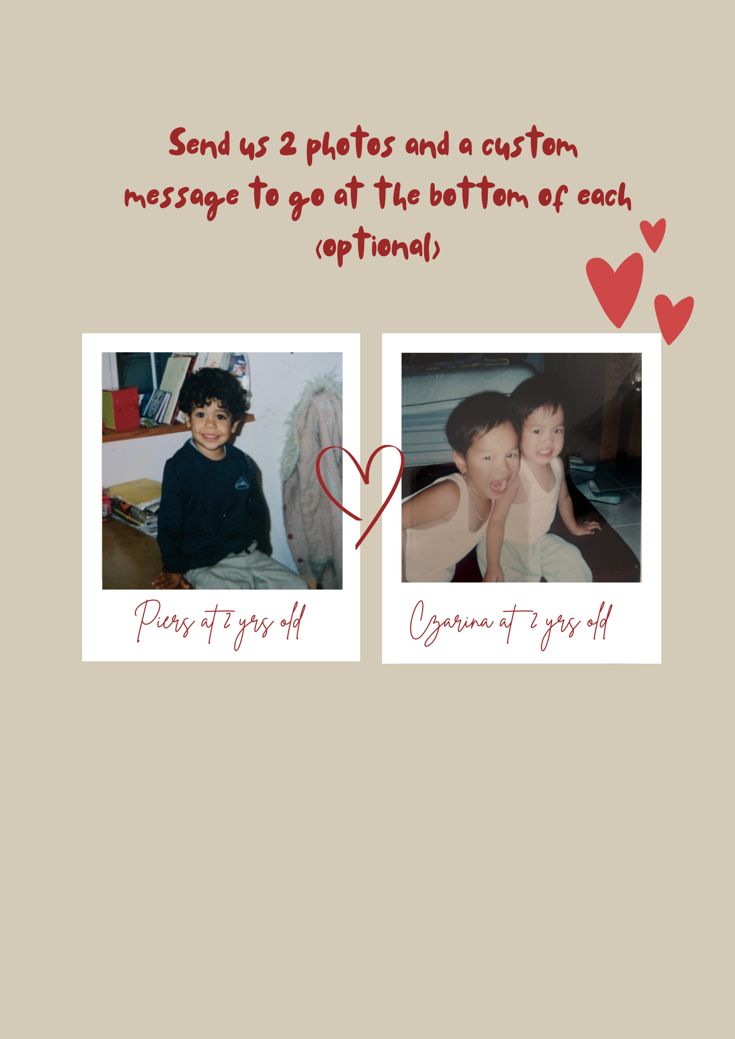 Custom baby picture tee