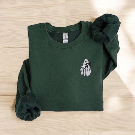 Ghost Cat Lady Sweatshirt image 1