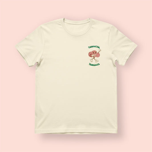 Make your Space Regular Cream Tee