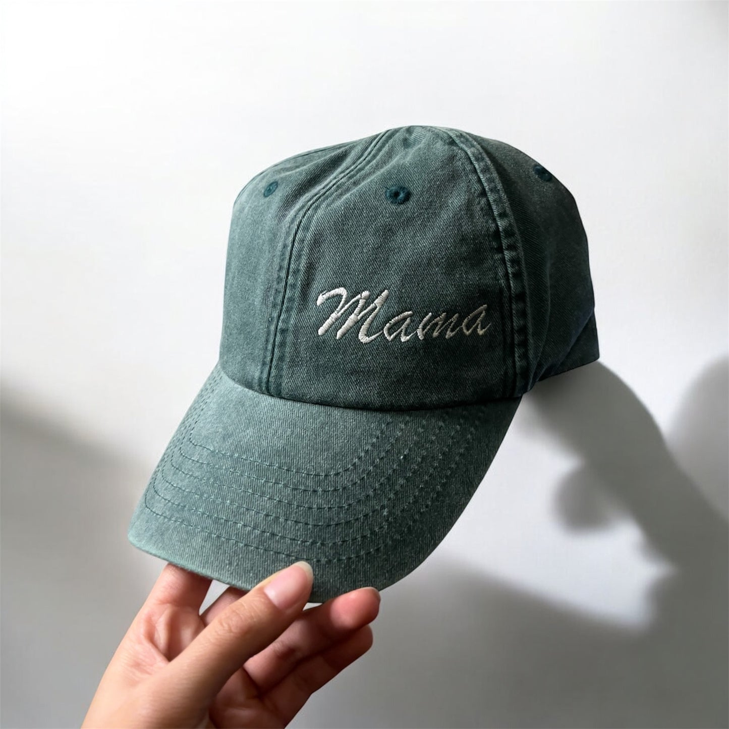 'Mama' Green Cap image 0